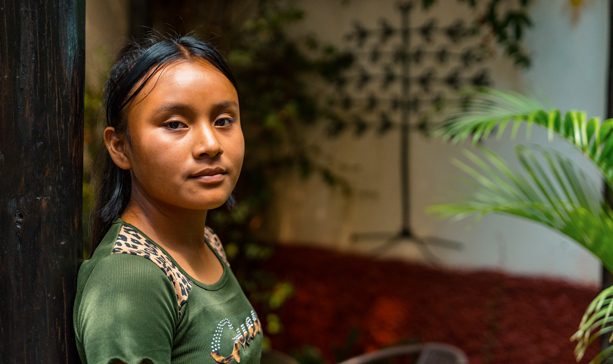Jente fra Guatemala med i lederskapsprosjekt