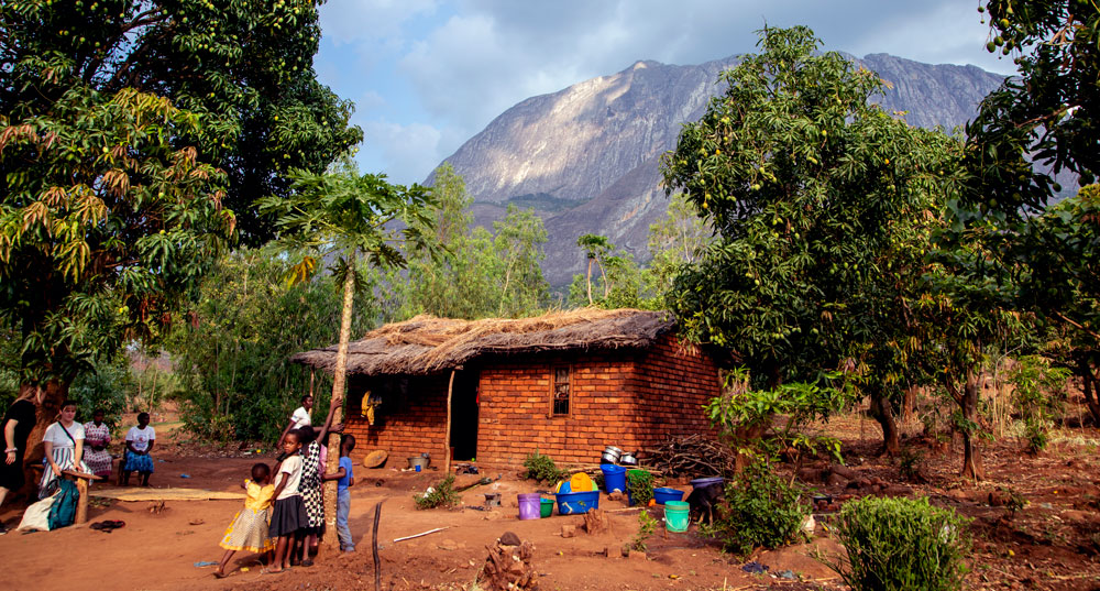 Landsby i Malawi