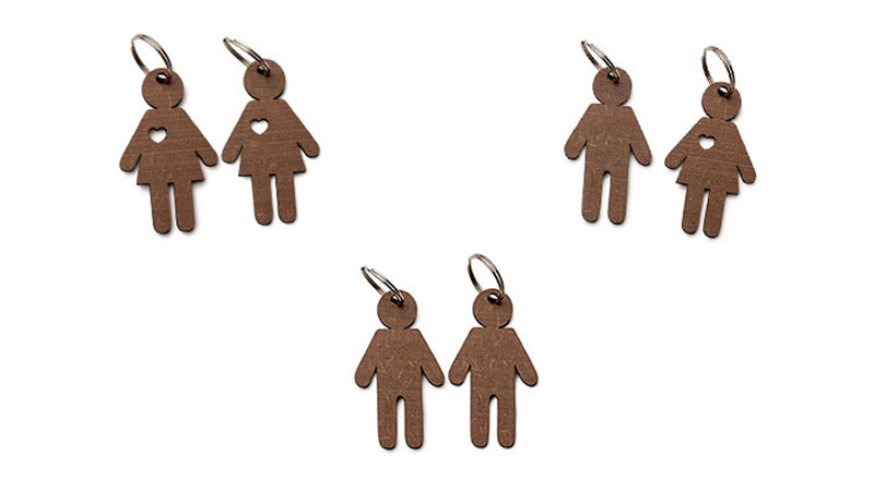 Gavetips til kjæresten: Nøkkelringfigur