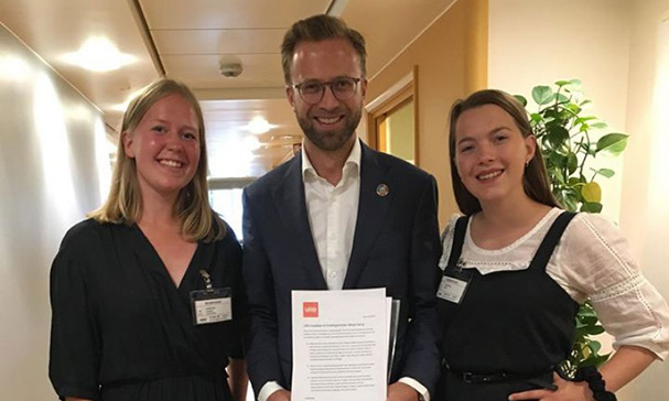 URO møtte utviklingsministeren.