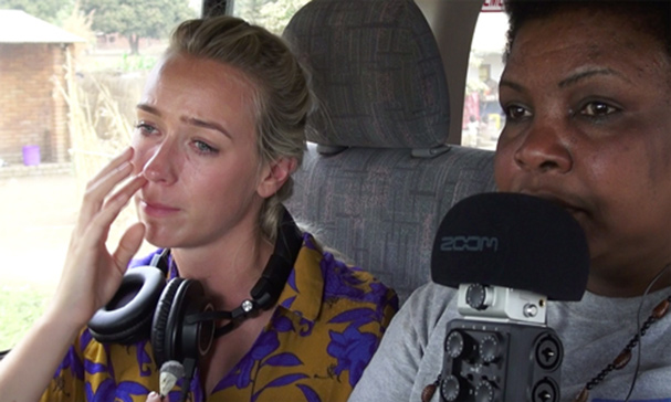 Katarina Flatland i Malawi. Podcasten Barnebruden.