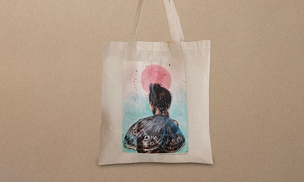 Handlenett designet av Gro Mukta Holter