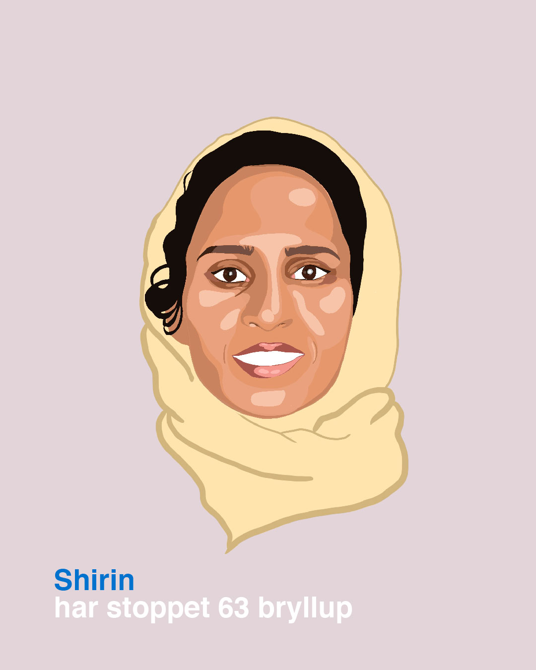 Shirin, illustrasjon, barneekteskap
