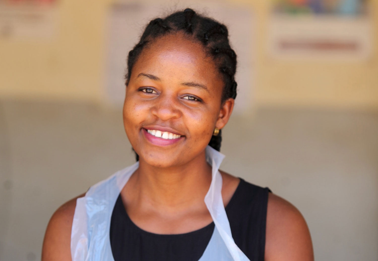 Thoko fra Malawi er fadderbarn i Plan og har utdannet seg som helsearbeider.