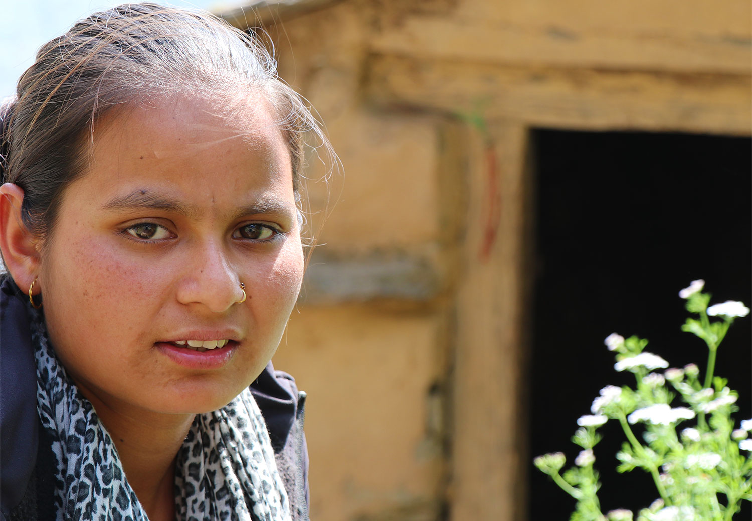 Jente i Nepal