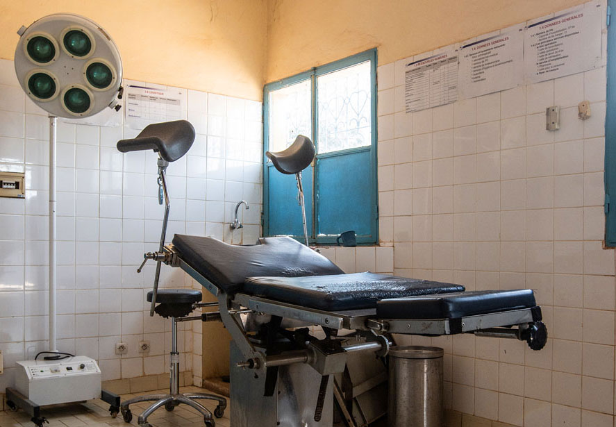 Sykehuset i Niger Majila ble behandlet på.