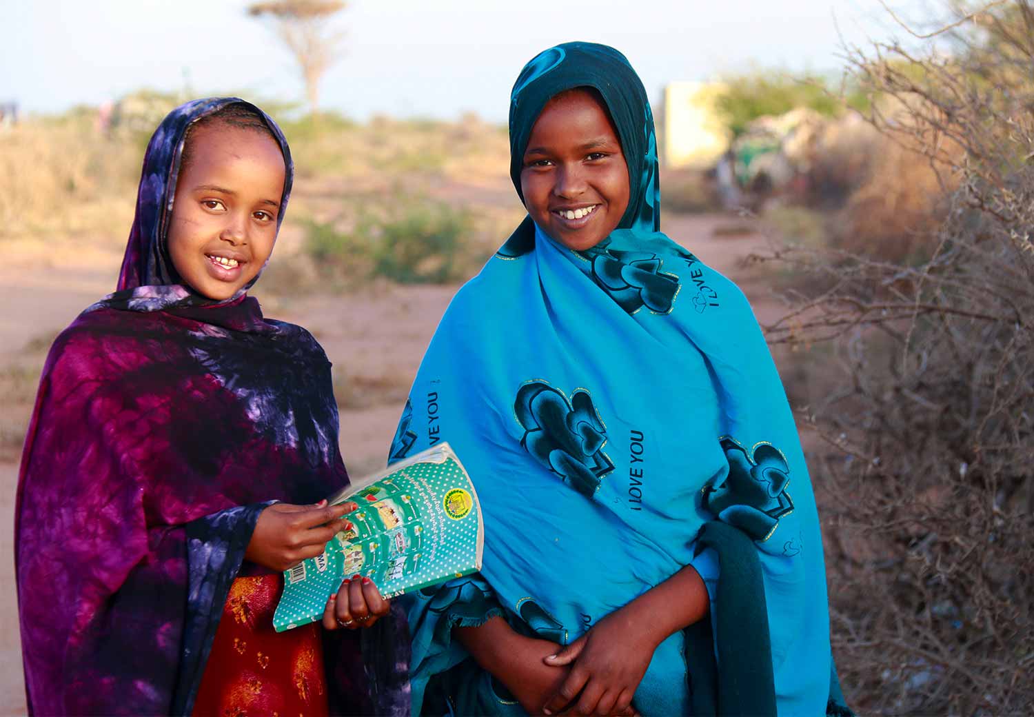 Najma fra Somaliland. Hun drømmer om å få gå på skolen igjen.
