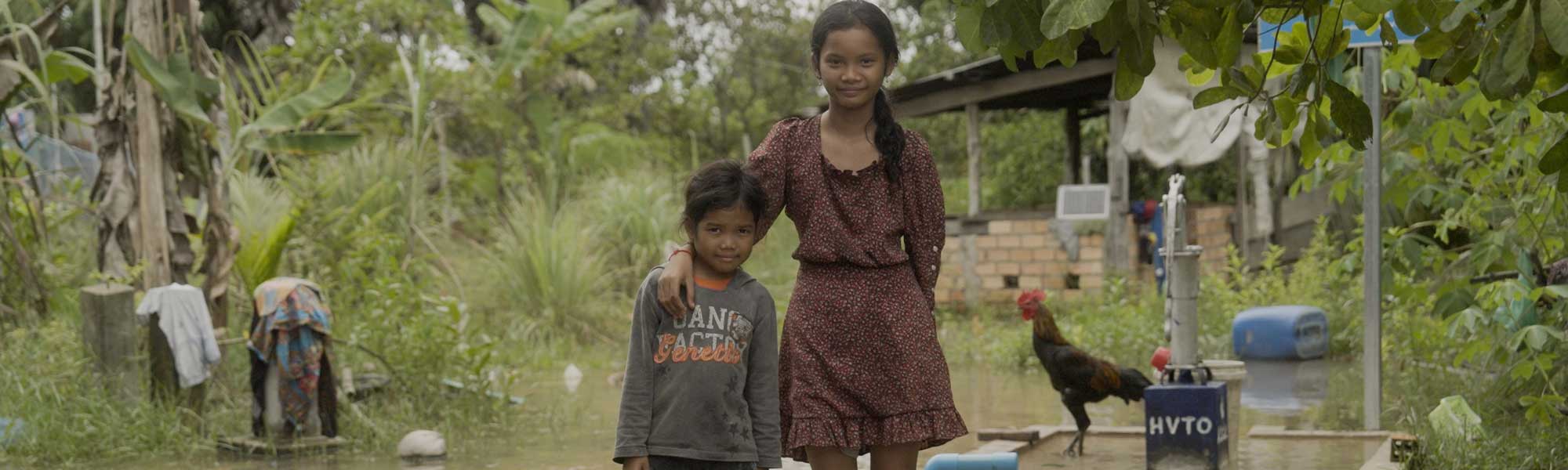 Sreinea og Sreineath fra Kambodsja.