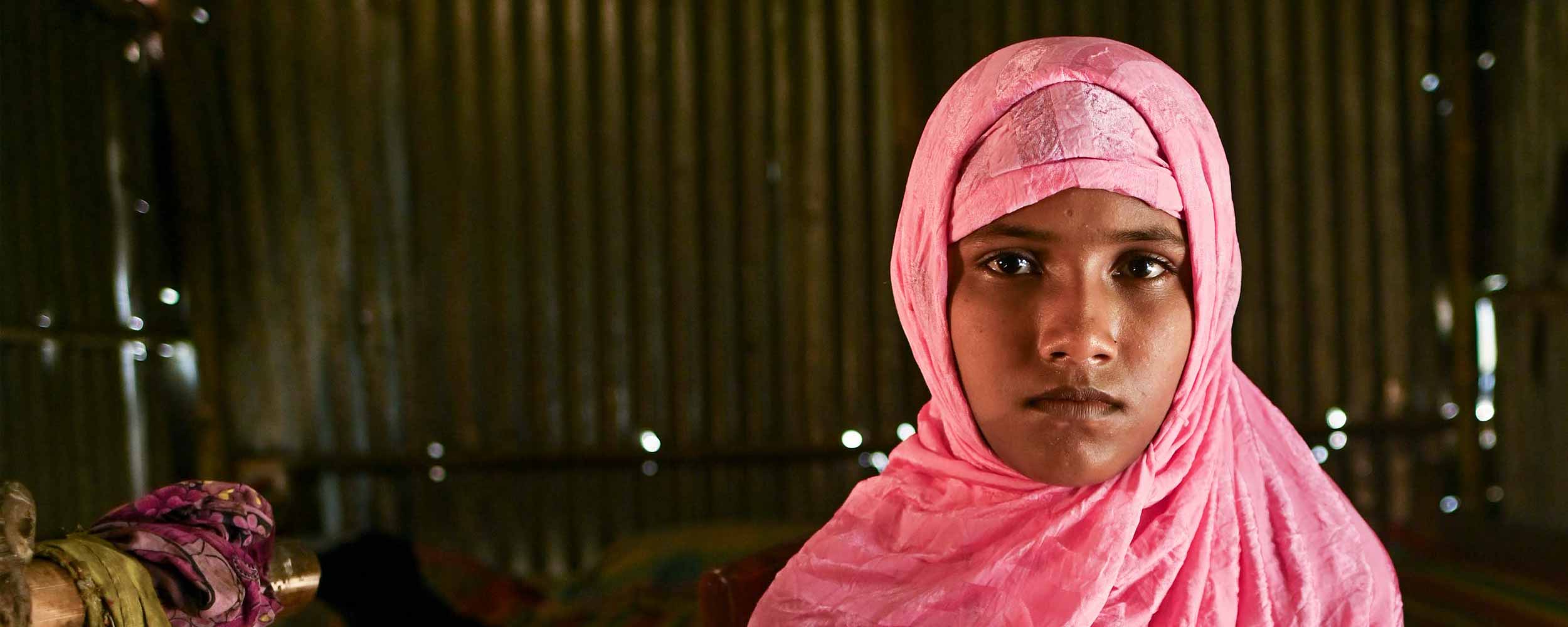 Jente fra Bangladesh