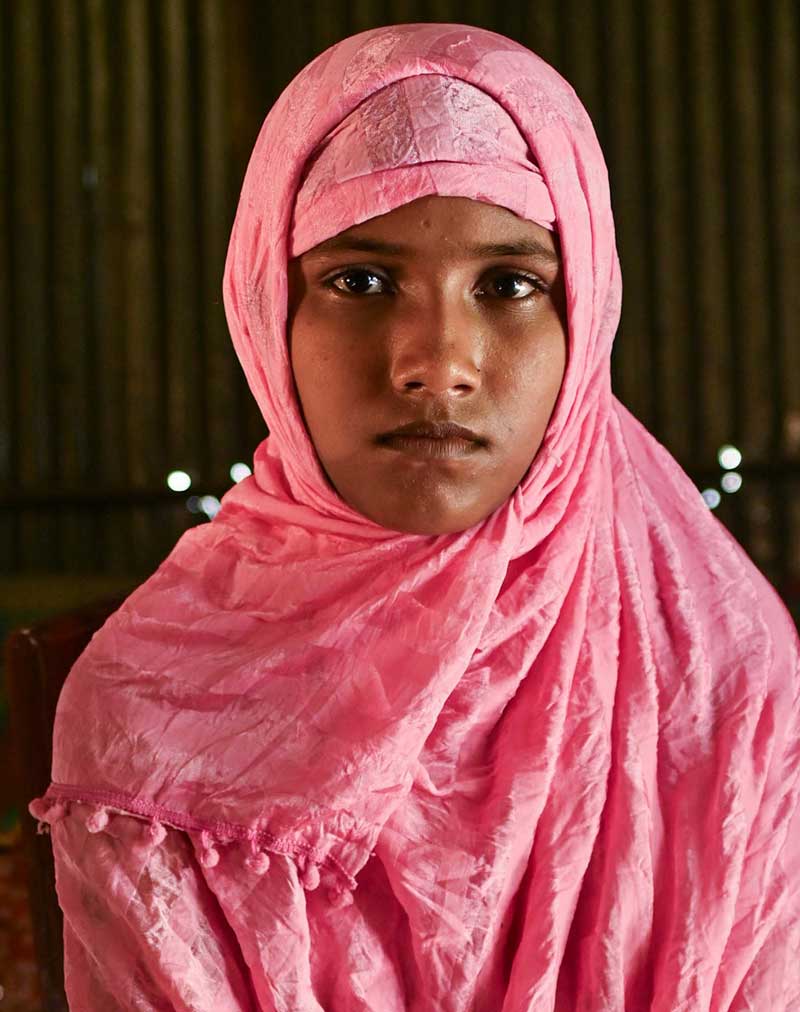 Jente fra Bangladesh