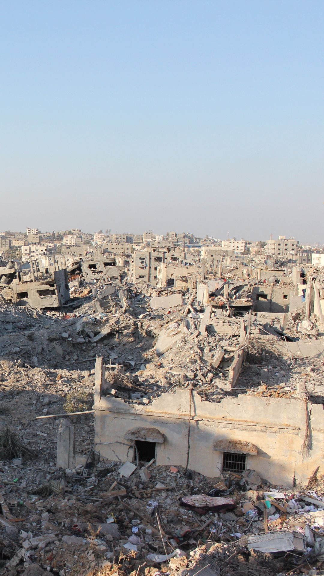 Ruiner i Gaza.