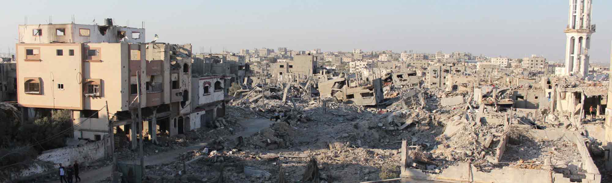 Ruiner i Gaza.
