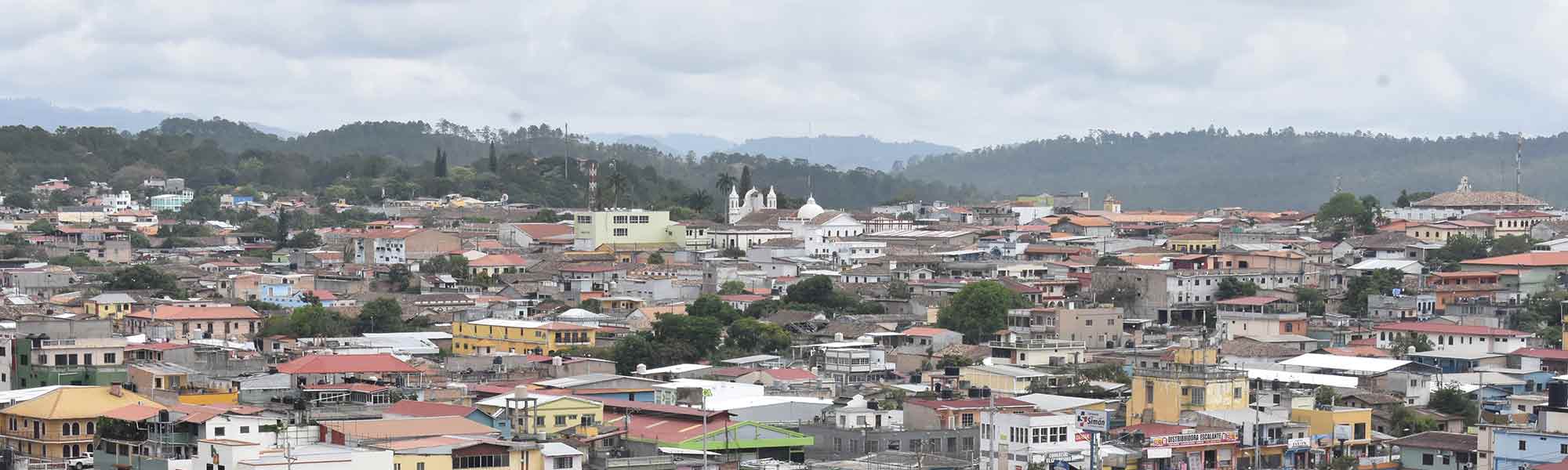Copan by bebyggelse Honduras