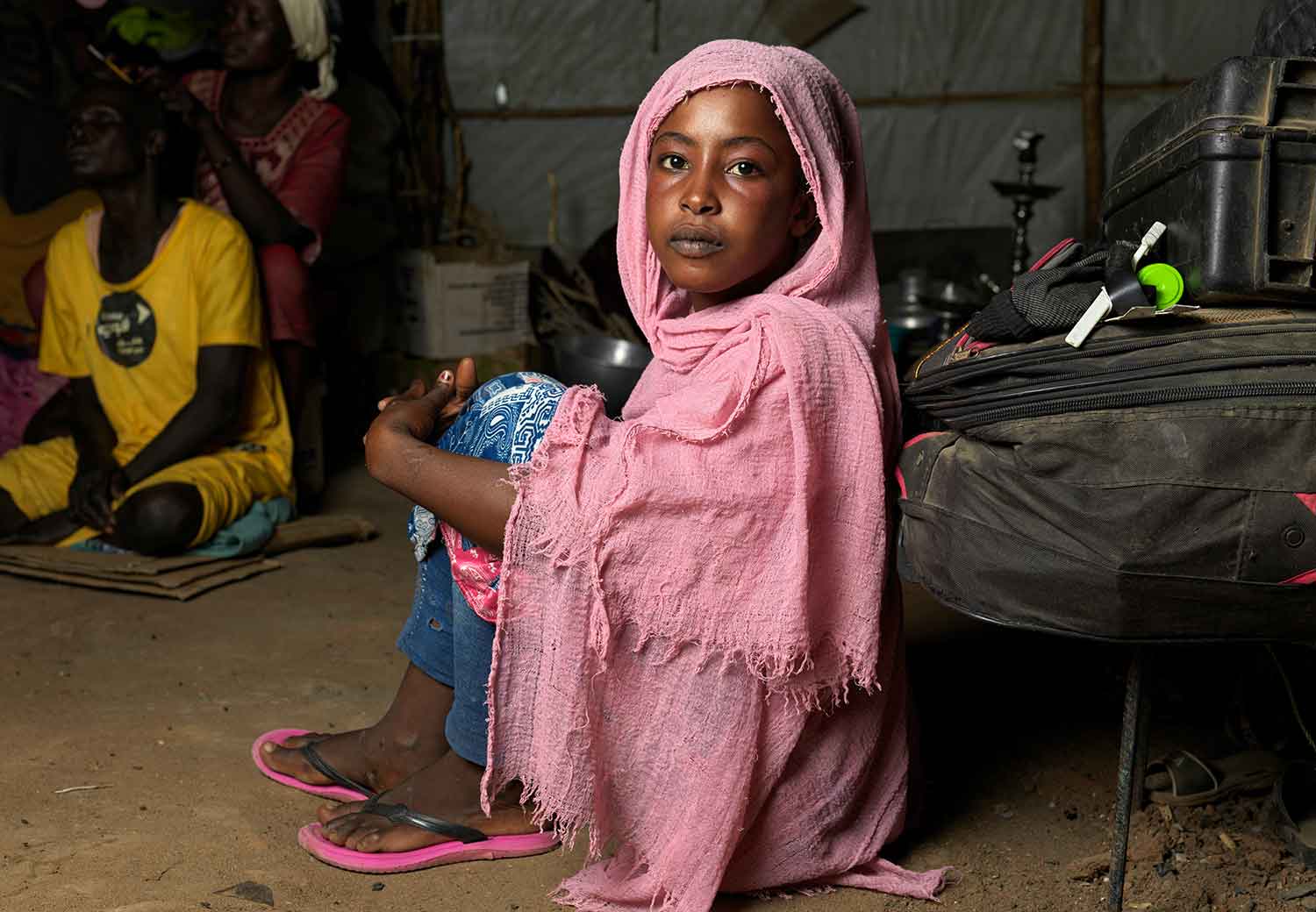 Marian befinner seg på et tilfluktssted i Renk, Sør-Sudan.