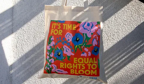 Handlenett "It's Time for Equal Rights to Bloom"