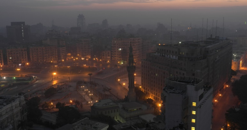 Daggry ved Tahrirplassen