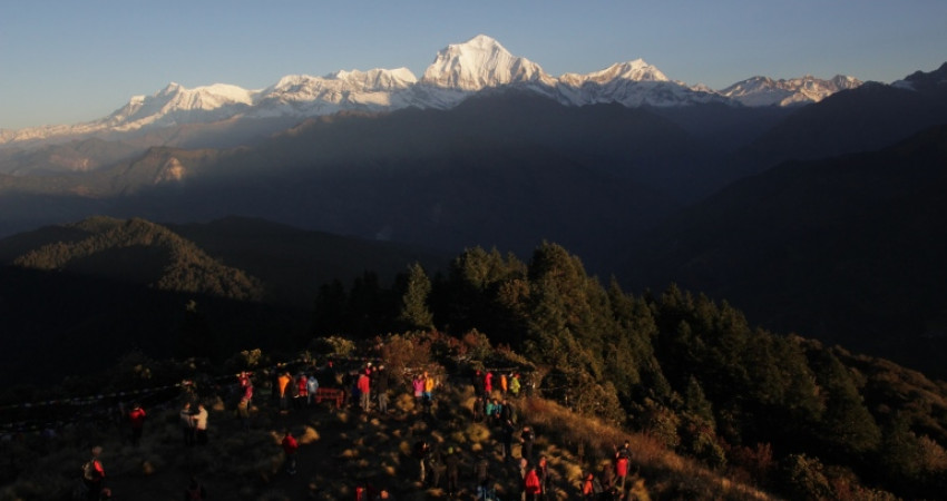 Soloppgang over Annapurna