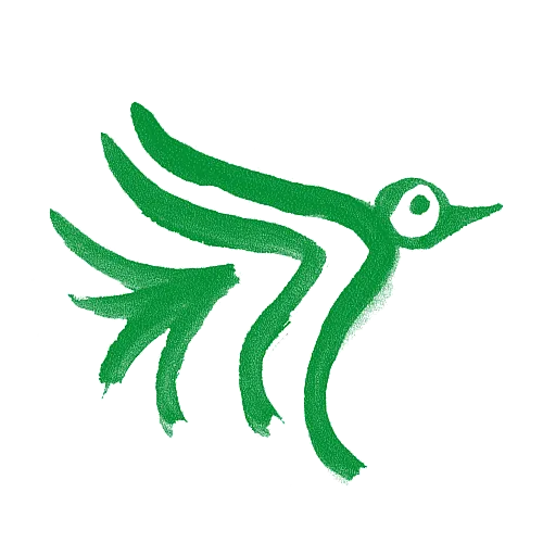 Grønn fugl