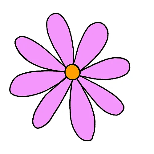rosa blomst
