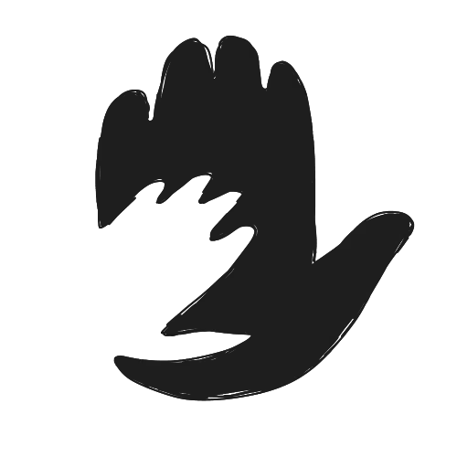 Illustrasjon av to hender 