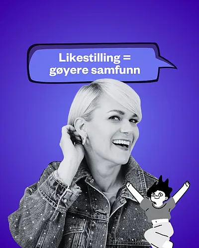 Sigrid Bonde Tusvik snakker om likestilling