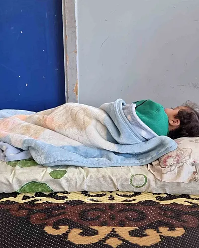 Jente på flukt i Libanon