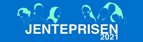 Jenteprisen. illustrasjon av jenter.