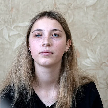 Fosterbarn Dominika, 16 år gammel, fra Ukraina