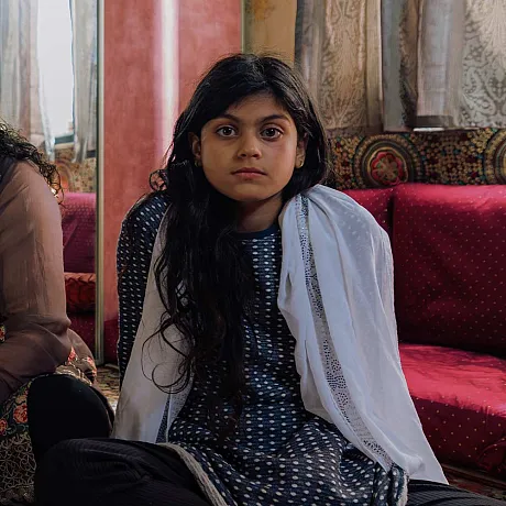 Illustrasjonsbilde av mor og datter i Afghanistan