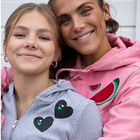 Strykemerker Gaza på Funkygine og datter