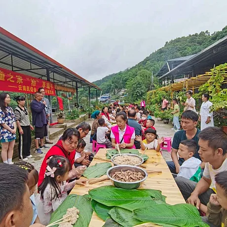 Fest utendørs i Kina