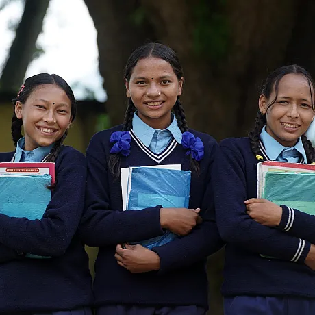 Jenter fra Nepal