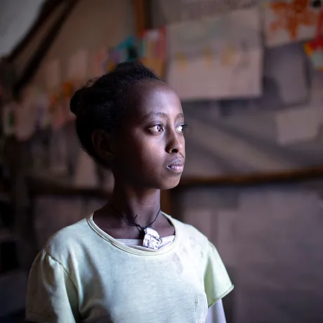 Profilbilde jente fra Etiopia