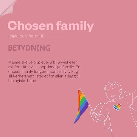 Valgt familie / Chosen family betydning