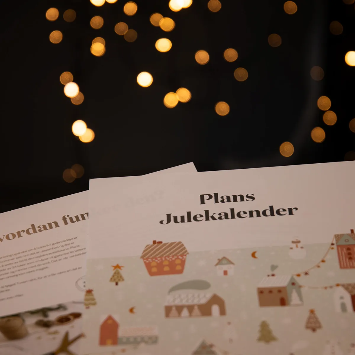 Plans julekalender 2025. Miljø. Foto.