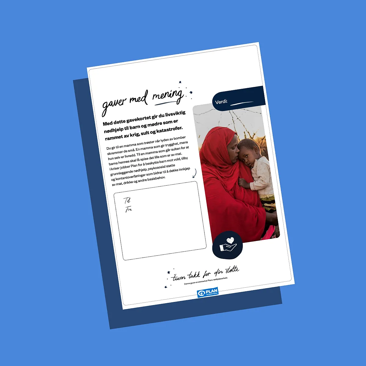 Gaver med mening: Digitalt gavekort. Mamma.